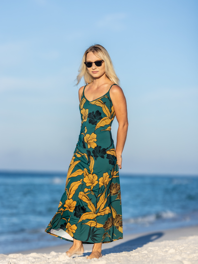 Women's Emerald Enchantment Adjustable Resort Dress