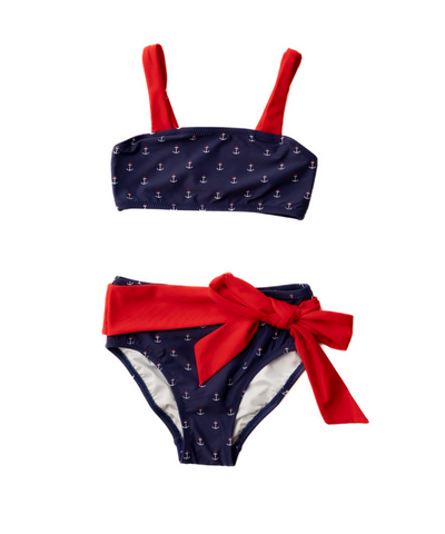 Girl's Anchors Aweigh Bikini