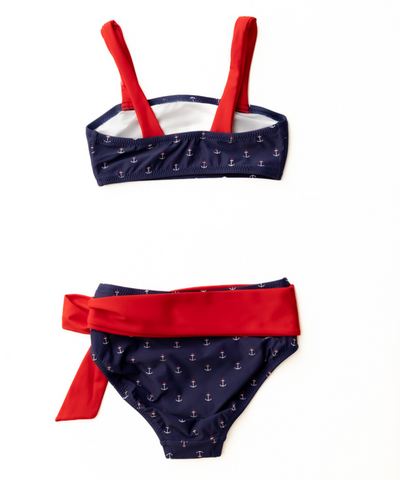 Girl's Anchors Aweigh Bikini