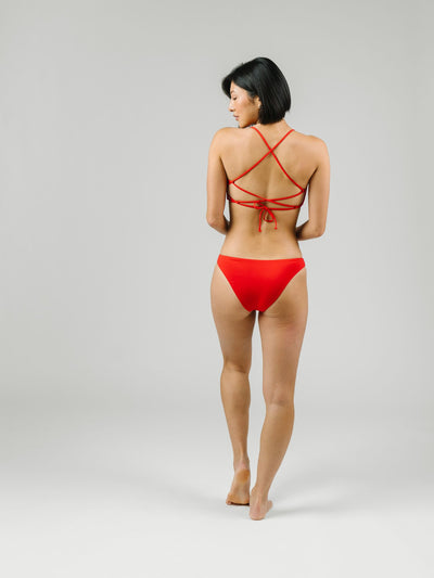 Women's Scarlet Red Classic Bikini Bottom