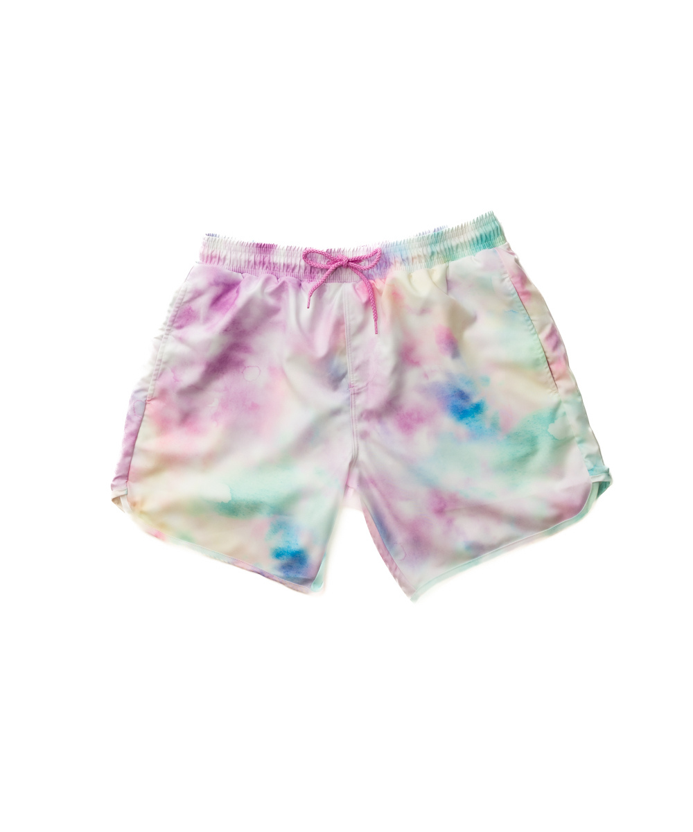 Navalora Men's Cotton Candy Tie Dye Swim Short