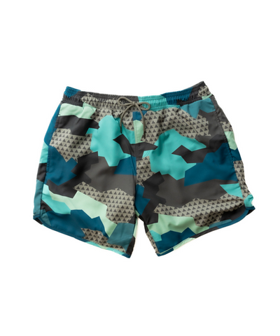 Navalora Men's Colorful Camo Swim Short