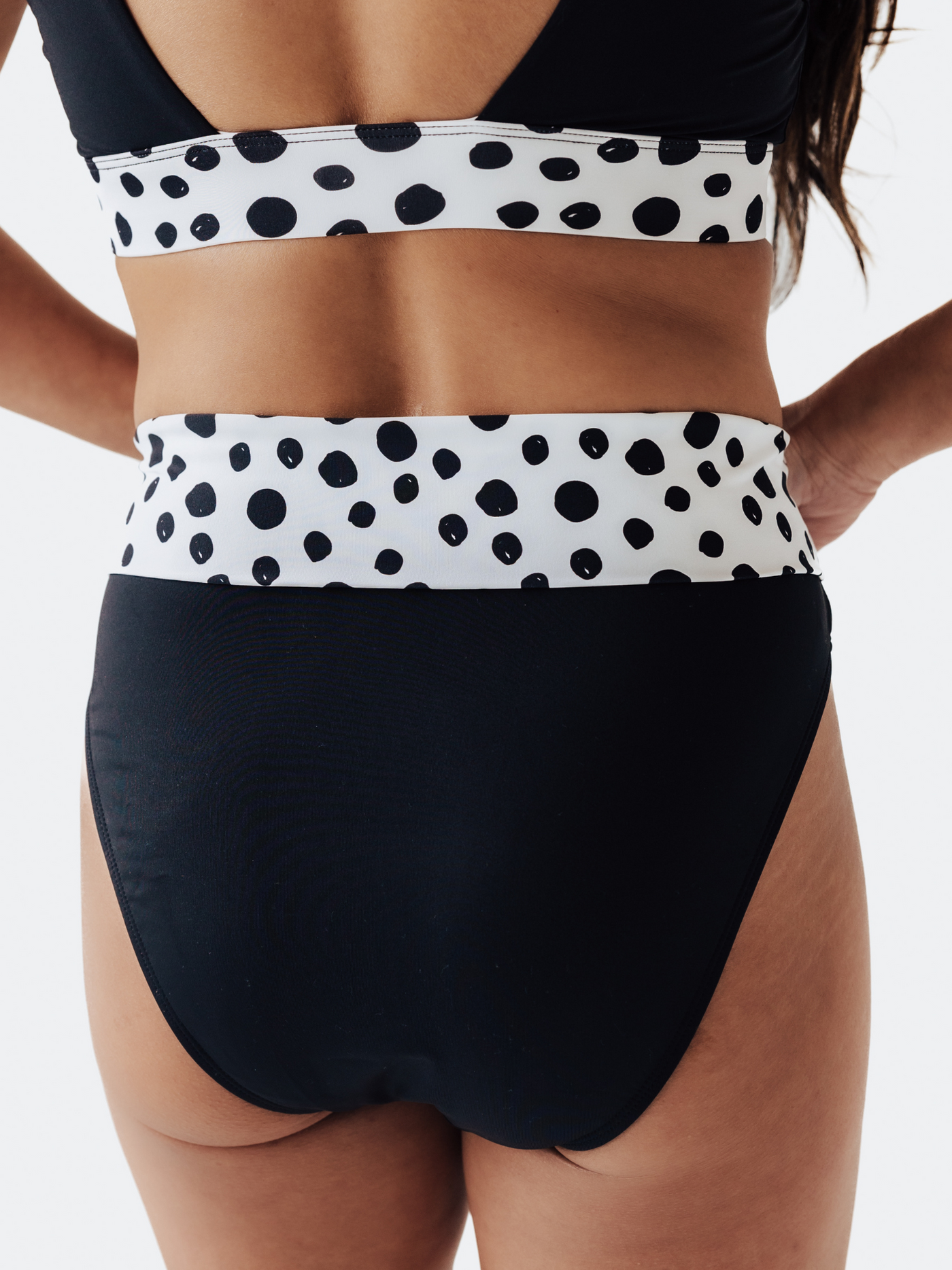 Women's Dalmatians on Vacation Sporty Bikini Bottom