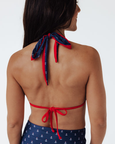 Women's Anchors Aweigh String Bikini Top