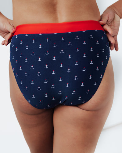 Women's Anchors Aweigh Sporty Bikini Bottom