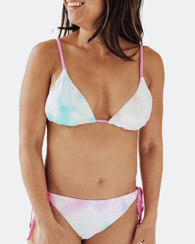 Women's Cotton Candy Tie Dye String Bikini Bottom