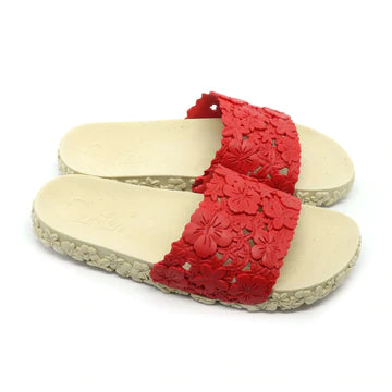 Sunies Slide Hawaii Red – matching swimwear, main image